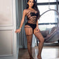 Sleeveless Crotchless Bodysuit Jumpsuit