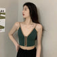 Front Zip Bra Girls Front Open Crop Top