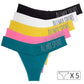 Women's T Back Low Waist Cotton Panties