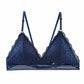 New Deep V Lace Bra Crop Top Triangle