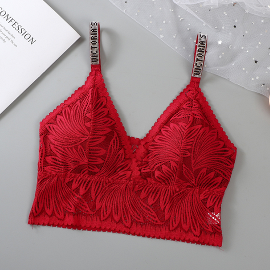 Lace thin Padded Nylon Bra