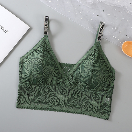 Lace thin Padded Nylon Bra