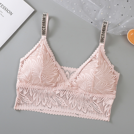 Lace thin Padded Nylon Bra