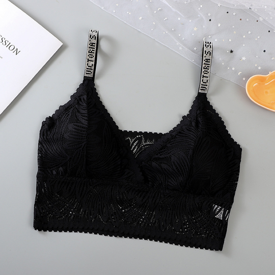 Lace thin Padded Nylon Bra