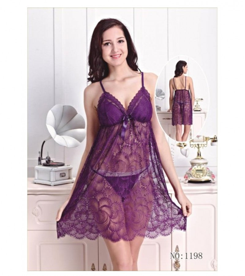 lace night dress for women