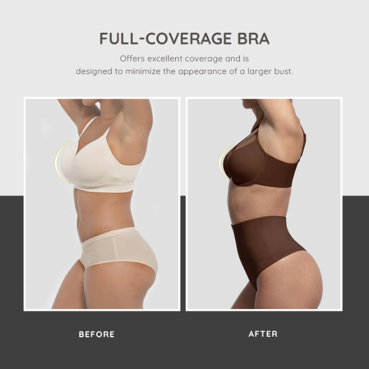 Hot Sale Plus Size Women's Underwire Bra Hide Back Fat Mesh Breathable Mesh Full Coverage Push up Bra for Women