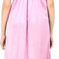 Secret Wish Women's Sky Blue Satin Nighty wih Robe (Free Size)