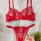Scarlet Desire lace Transparent Lingerie Set