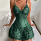 Women's Red Lace Lingerie Nightwear