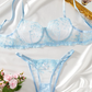 Scarlet Desire lace Transparent Lingerie Set