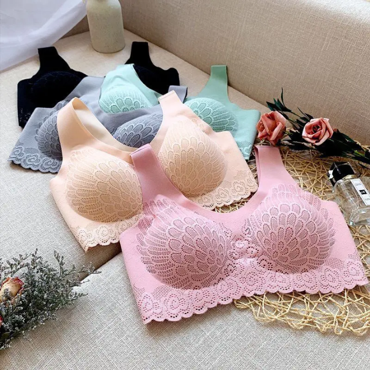 Women push-up & wireless sports Bra