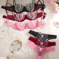 Transparent Net Lingerie Set