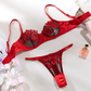 Embroidery G-String Panties  Set