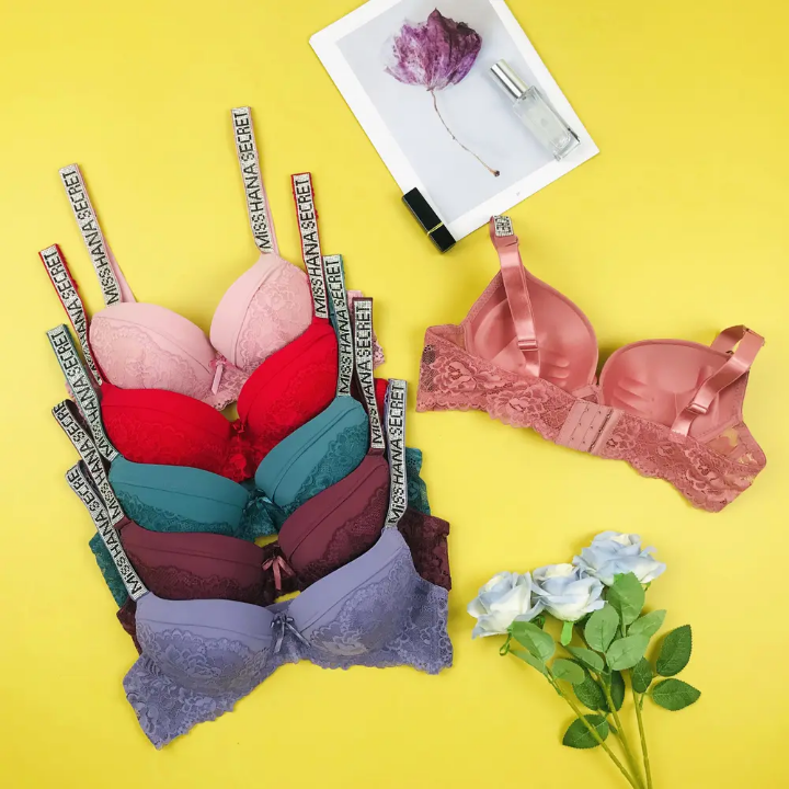 Womens Bikini Victoria Love Panties Sexy Lingerie Rhinestone Lace Girl's Secreted Plus Size Bra Transparent Underwear Set