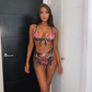 Floral Embroidery Lace Lingerie Sets Sexy Lingerie Erotic Femme 3 PCS