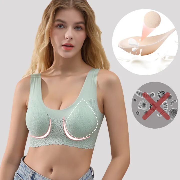 Women push-up & wireless sports Bra