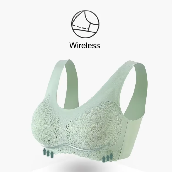 Women push-up & wireless sports Bra
