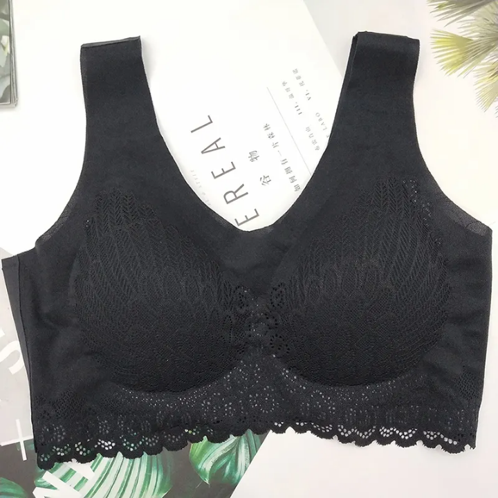 Women push-up & wireless sports Bra