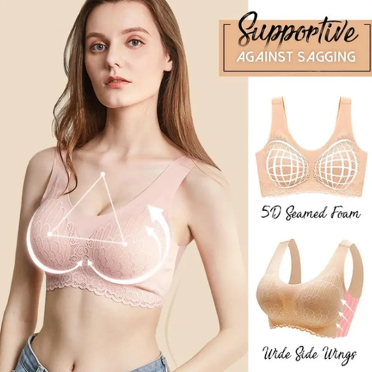 Women push-up & wireless sports Bra