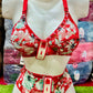 Galaxy Premium Floral Print Bra & Panty Set