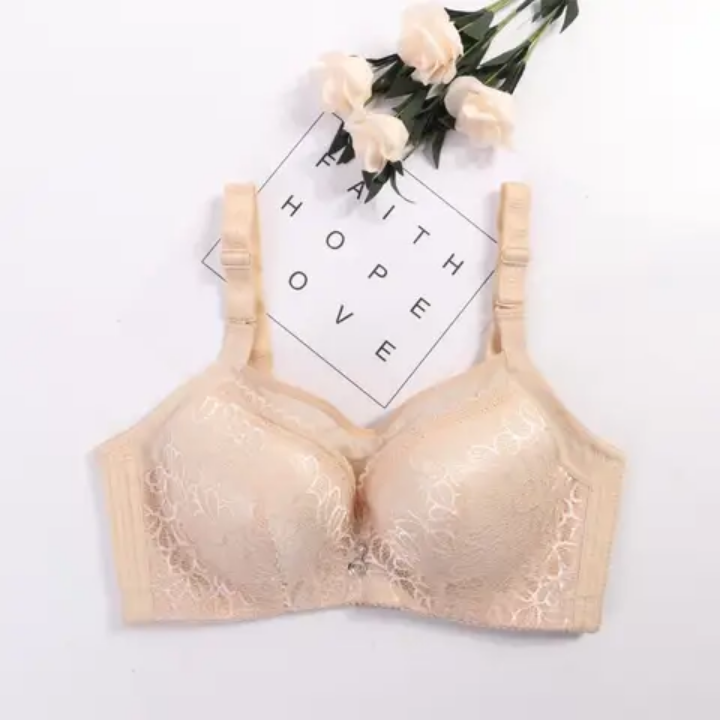Sexy Lace Full Coverage Push up Plus Size Bra for Women