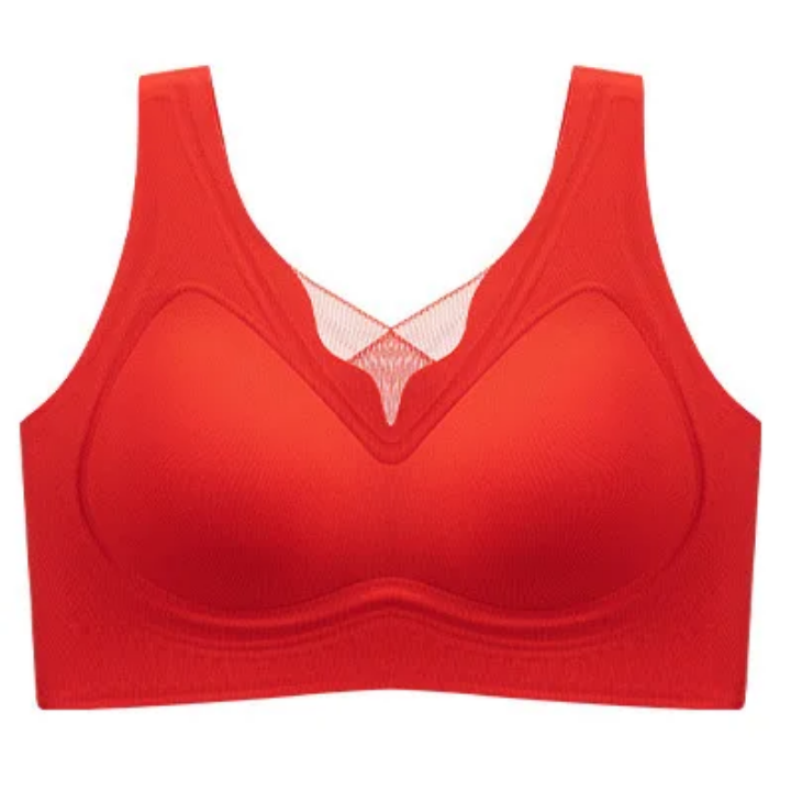 Pushu-UP Bra Breathable Jelly Soft Support Mesh Underwear Comfortable Beautiful Back Women's Bra