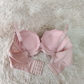 Wireless Embroidery Push up Bra with pantie Set