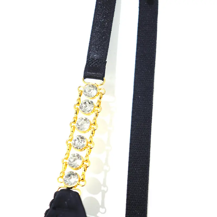 Rhinestone Lace Ladies Sexy Bra Underwear Set