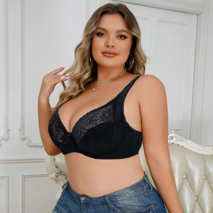 Sexy Lace Push-Up Bra Women Plus Size Cross-Border Lace Bra