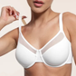Hot Sale Plus Size Women's Underwire Bra Hide Back Fat Mesh Breathable Mesh Full Coverage Push up Bra for Women