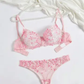 Women's Corset Bra Set Sexy Nightwear Bodysuits With Lace Decoration Bra Set