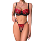 Embroidery G-String Panties  Set