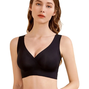 V Neck Pregnant Nursing Bra Breastfeeding Elastic Supportive Maternity Bra Feeding Bra Women