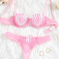 Transparent Net Lingerie Set