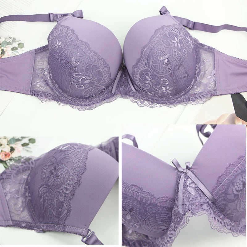Recell Seamless Sexy Lace Push Up Bras Panties Sets