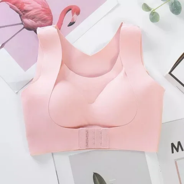 Push up Posture Corrector Wireless Bra Breathable Plus Size Women Bra