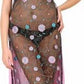 Secret Wish Women's Sky Blue Satin Nighty wih Robe (Free Size)
