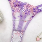 Women's Corset Bra Set Sexy Nightwear Bodysuits With Lace Decoration Bra Set